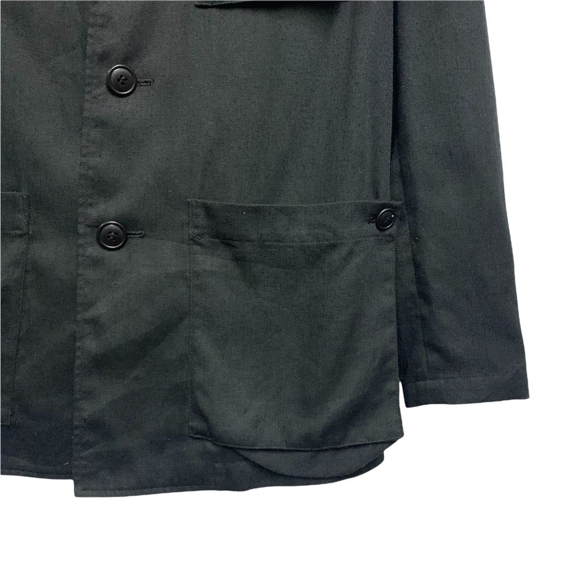 Issey Miyake Vintage Issey Miyake Hemp Black Jacket Size L / US 10 / IT 46 - 5 Thumbnail