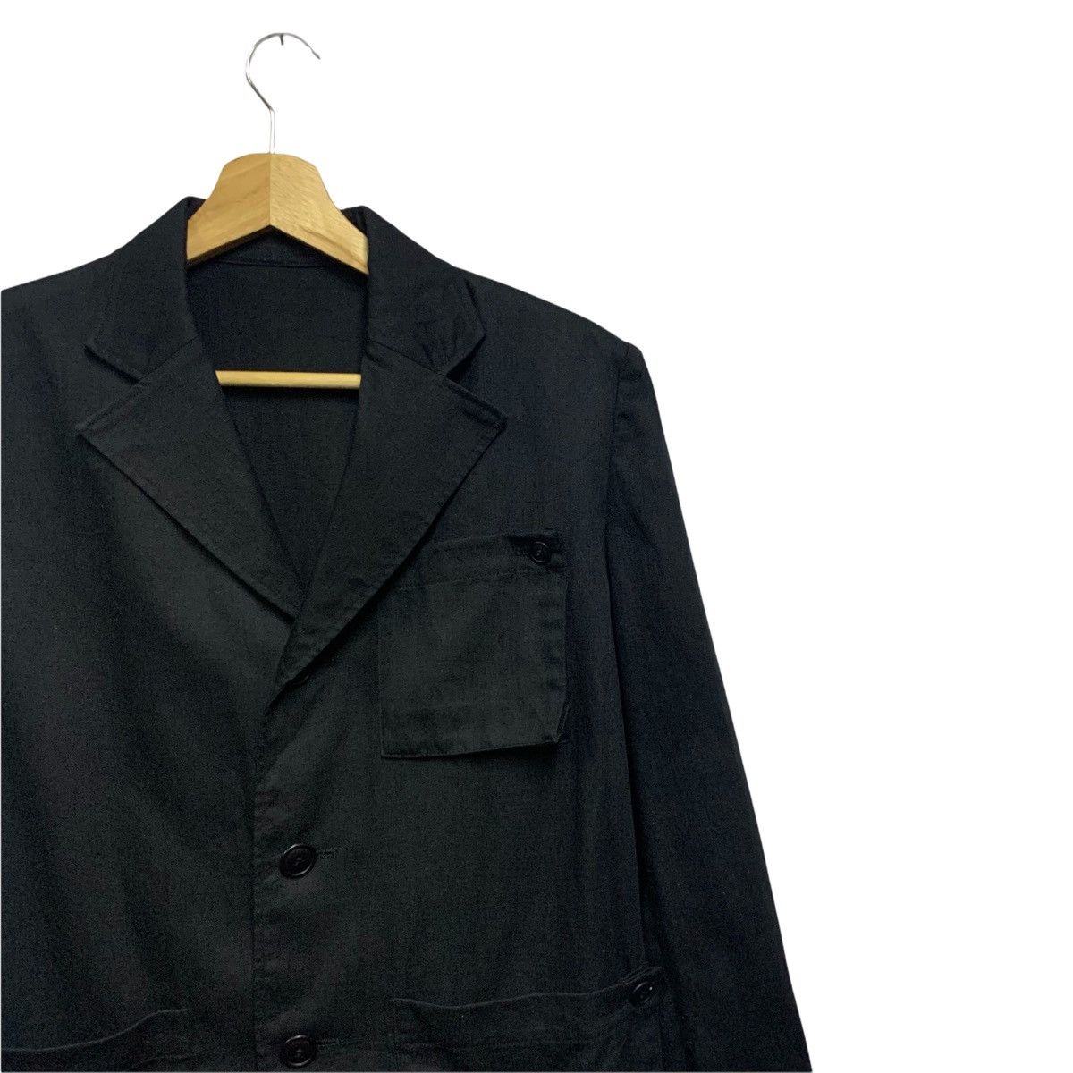 Issey Miyake Vintage Issey Miyake Hemp Black Jacket Size L / US 10 / IT 46 - 6 Thumbnail