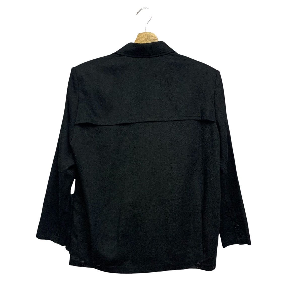 Issey Miyake Vintage Issey Miyake Hemp Black Jacket Size L / US 10 / IT 46 - 8 Thumbnail