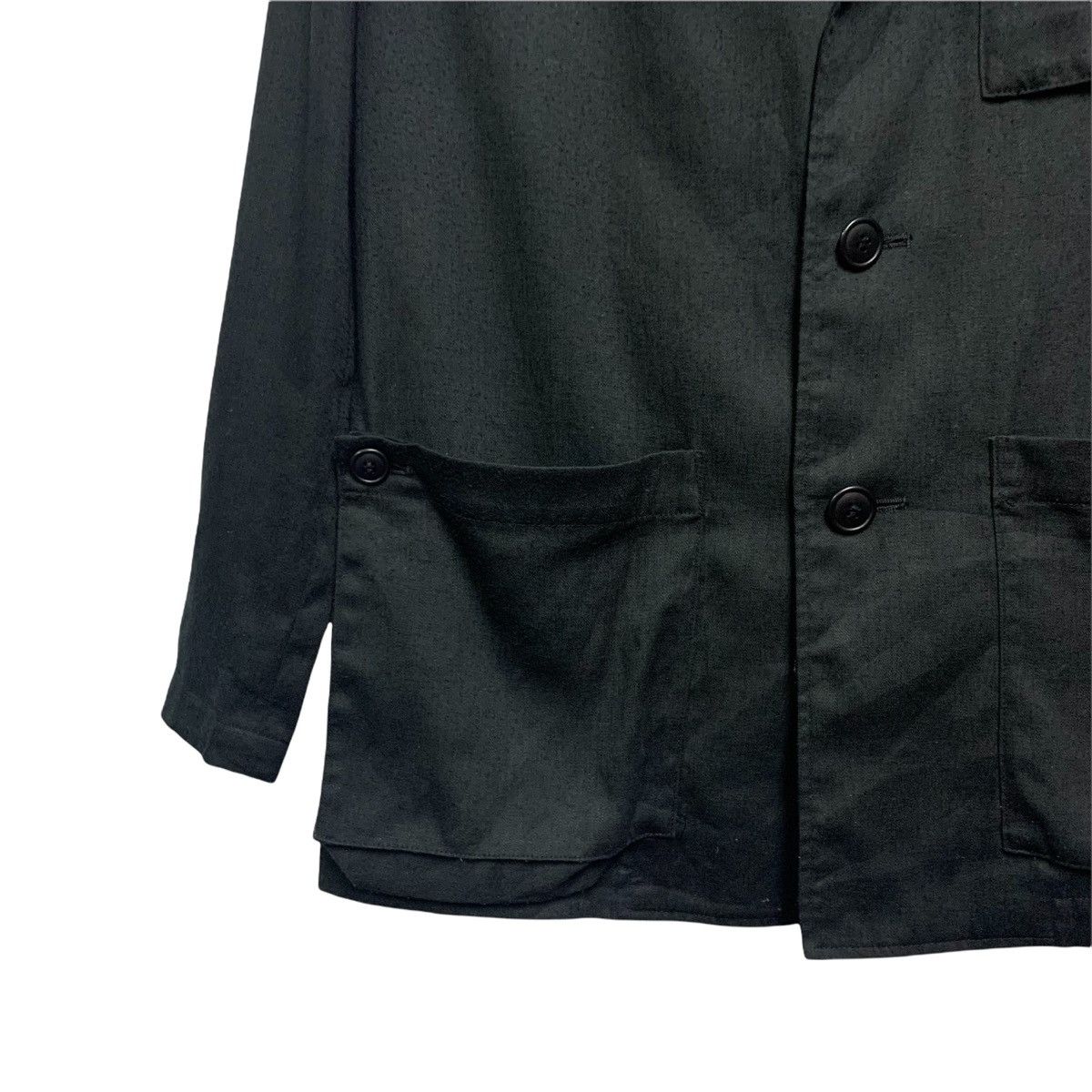 Issey Miyake Vintage Issey Miyake Hemp Black Jacket Size L / US 10 / IT 46 - 4 Thumbnail