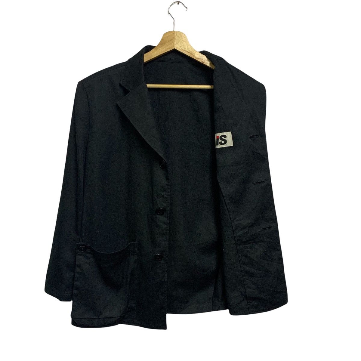 Issey Miyake Vintage Issey Miyake Hemp Black Jacket Size L / US 10 / IT 46 - 2 Thumbnail