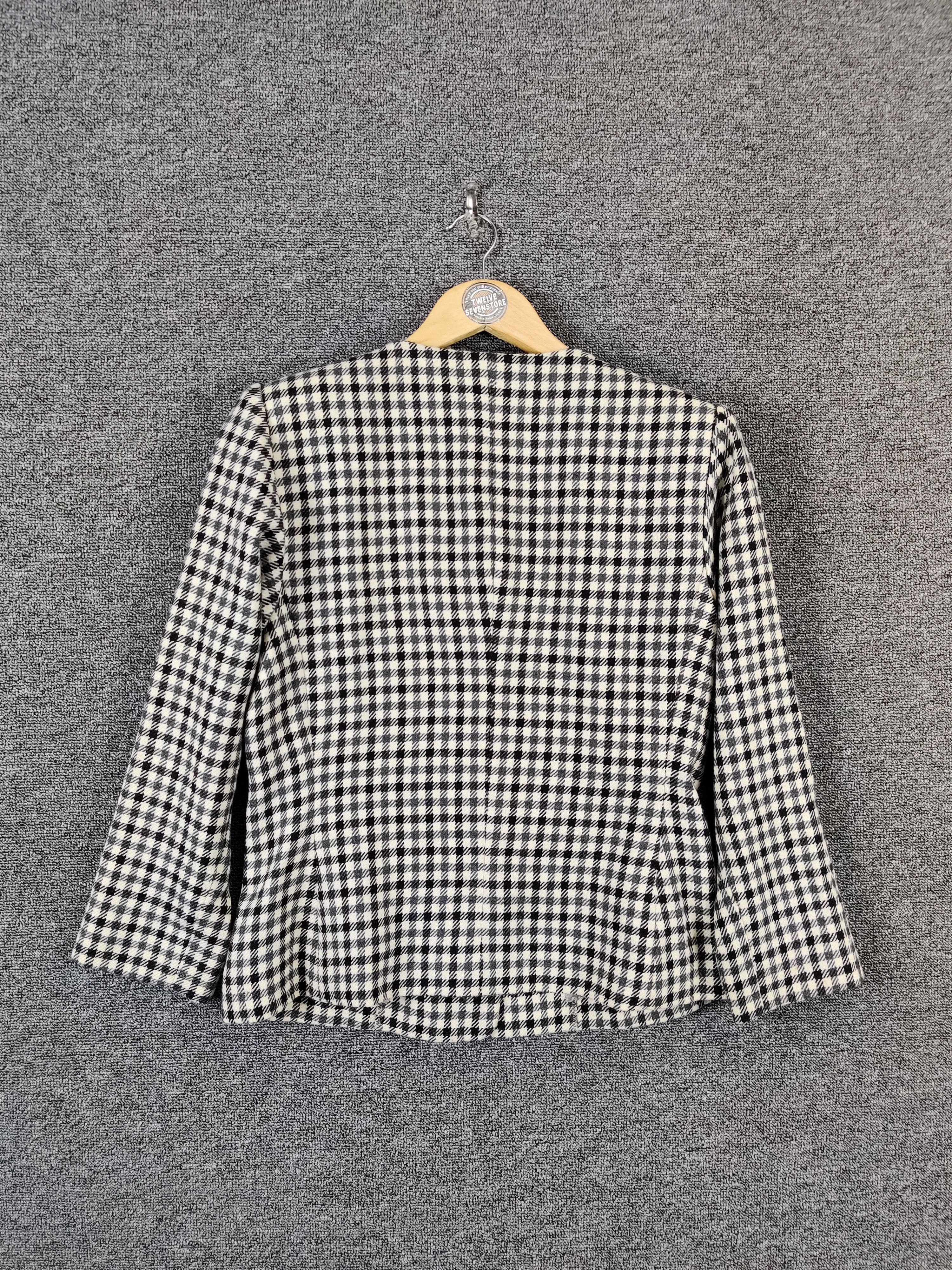 Yves Saint Laurent Vintage Yves Saint Laurent Diffusion Hommes Plaid Blazer Size M / US 6-8 / IT 42-44 - 9 Thumbnail