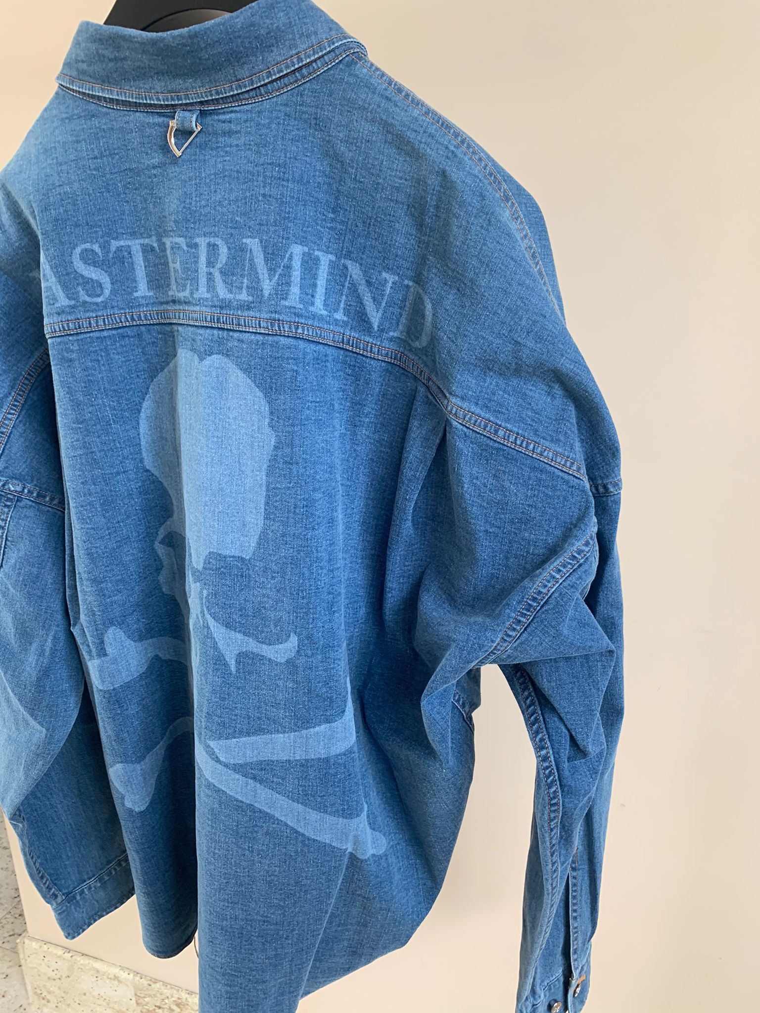 Mastermind Japan Logo Denim Jacket in Blue Size US S / EU 44-46 / 1 - 8 Thumbnail