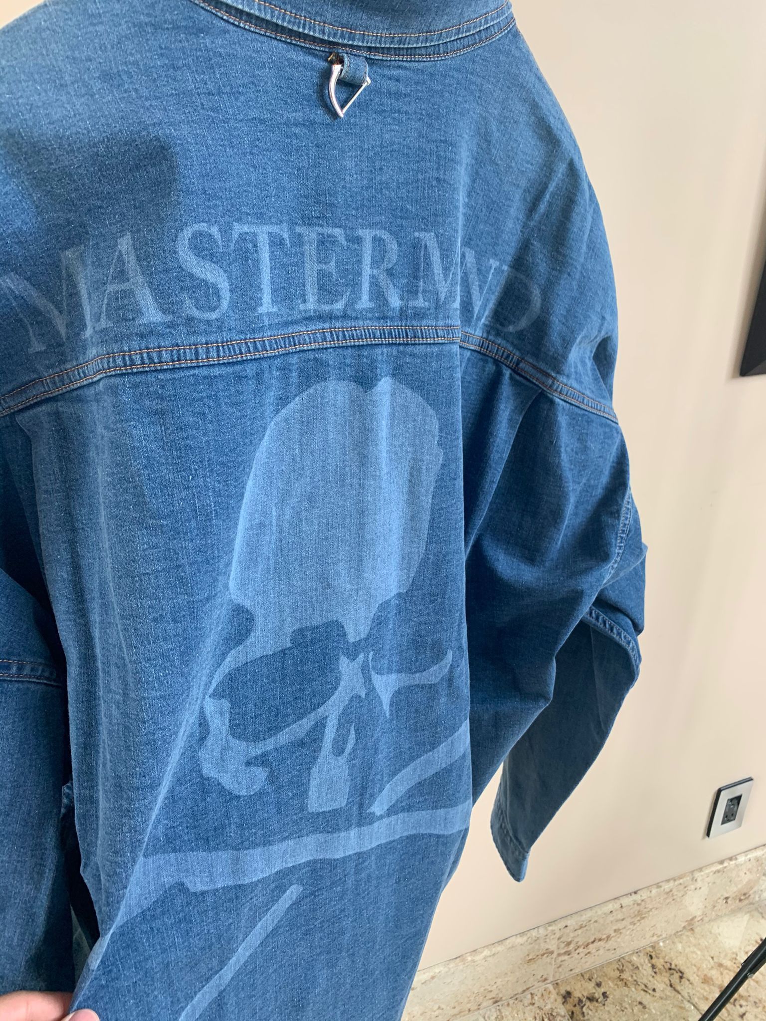 Mastermind Japan Logo Denim Jacket in Blue Size US S / EU 44-46 / 1 - 7 Thumbnail