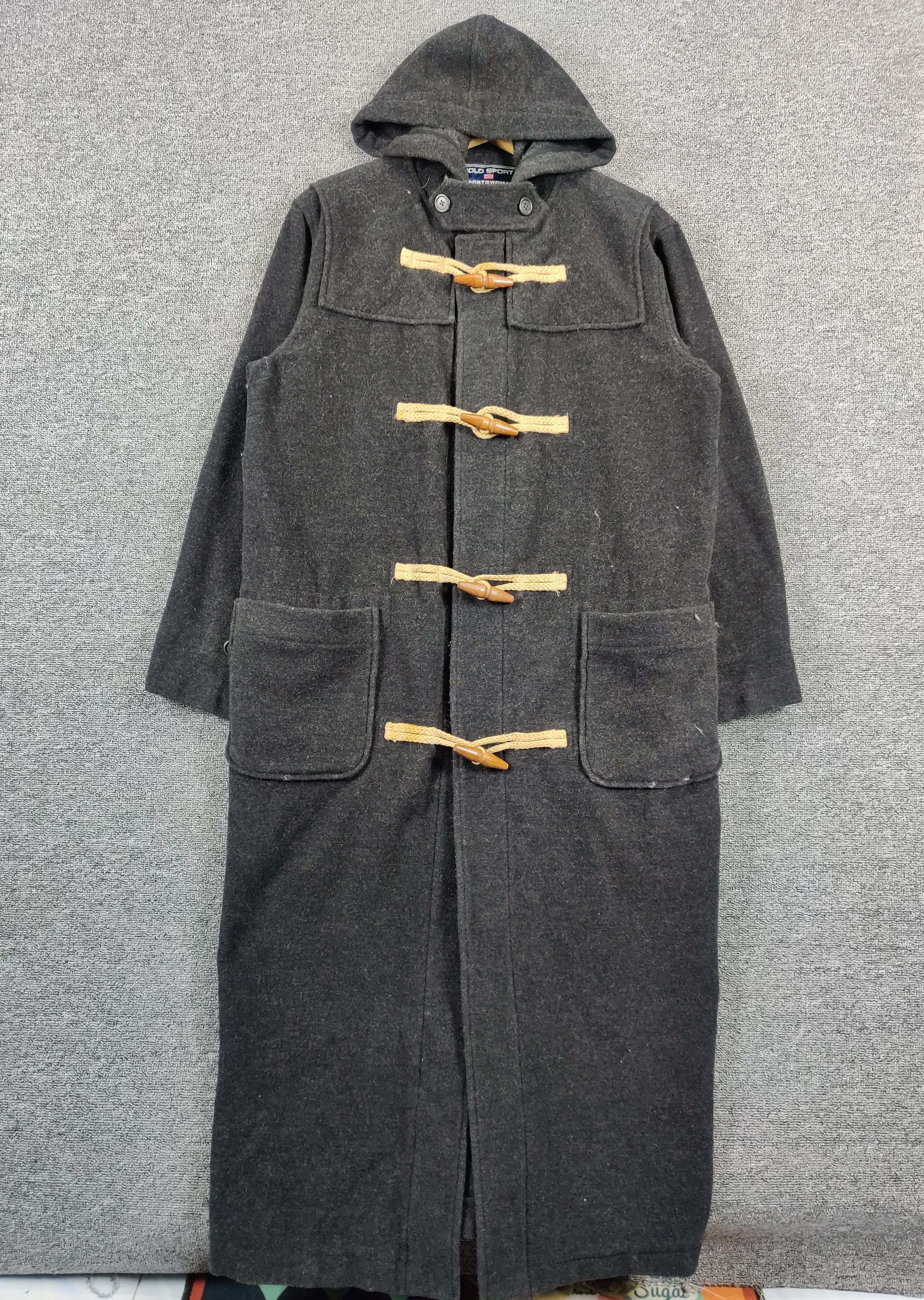 Polo Ralph Lauren Vintage Polo Ralph Lauren Double Breasted Wool Duffle Coat Size US XXL / EU 58 / 5 - 2 Thumbnail