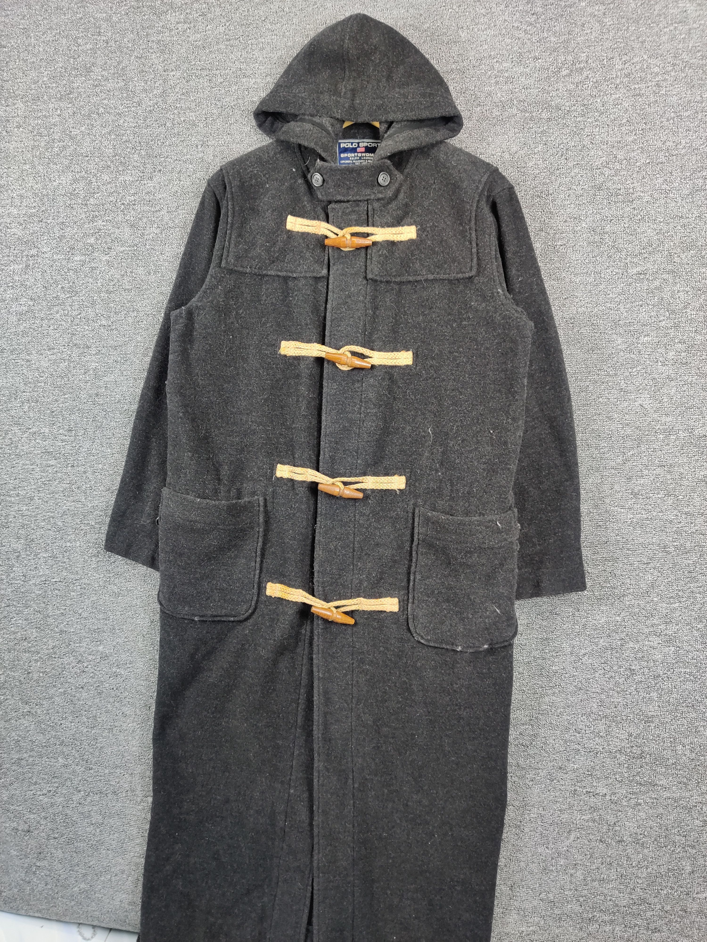 Polo Ralph Lauren Vintage Polo Ralph Lauren Double Breasted Wool Duffle Coat Size US XXL / EU 58 / 5 - 3 Thumbnail