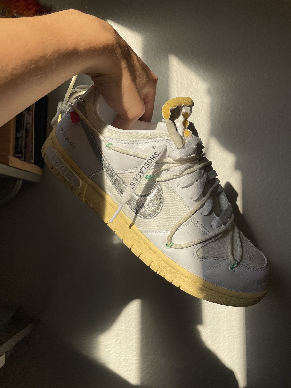 offwhite dunk low lot