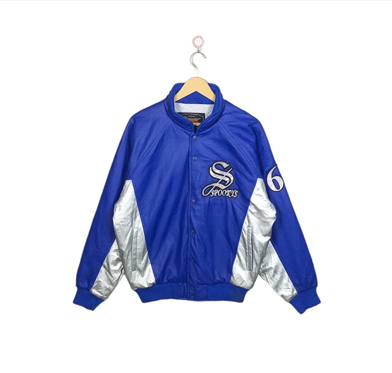 Other Vintage 90s Dynamic Leagues Blue Stadium Jacket Size US L / EU 52-54 / 3 - 1 Thumbnail