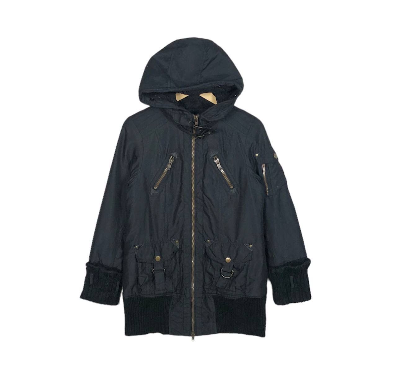 Recette A La Mode Gothic Ninja Punk Bondage Hooded Jacket
