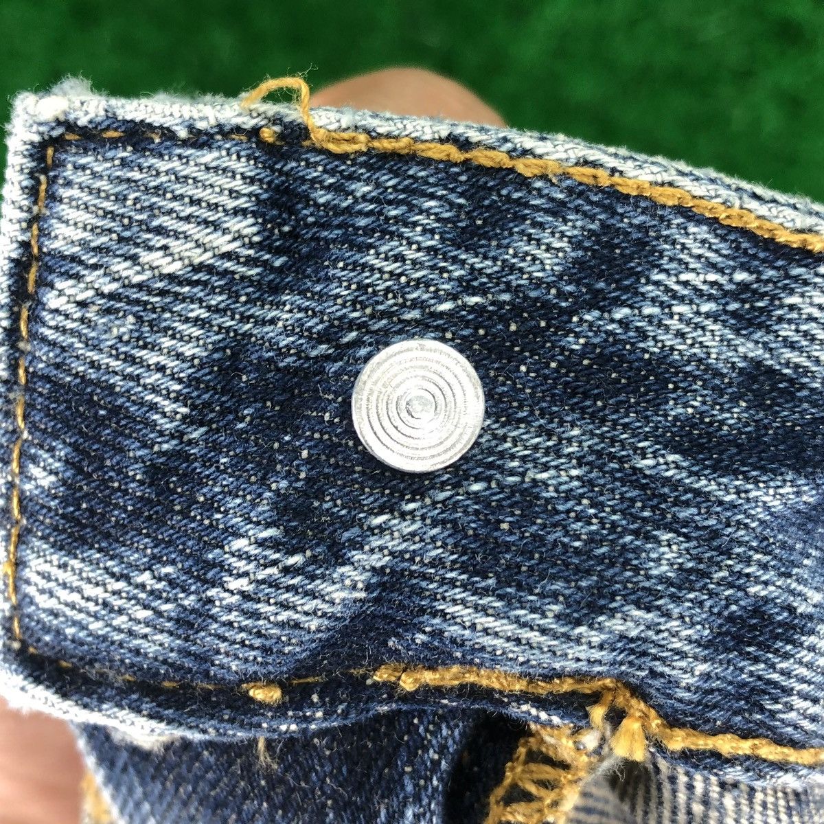 Japanese Brand Vintage 90's Blue Denim Sexy Mini Skirt by Vence Jeans Size 28" / US 6 / IT 42 - 10 Thumbnail