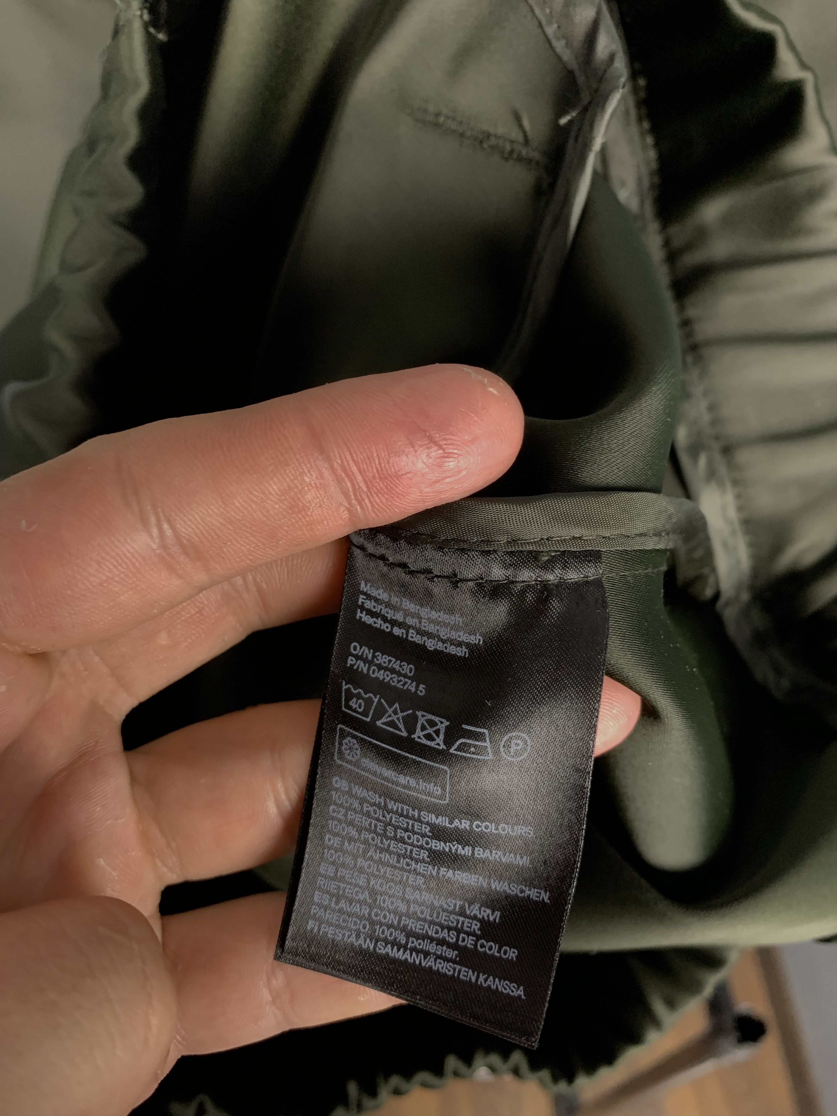 H&M × The Weeknd H&M x The Weekend XO Bomber Jacket Green Patch Satin Size US M / EU 48-50 / 2 - 4 Thumbnail