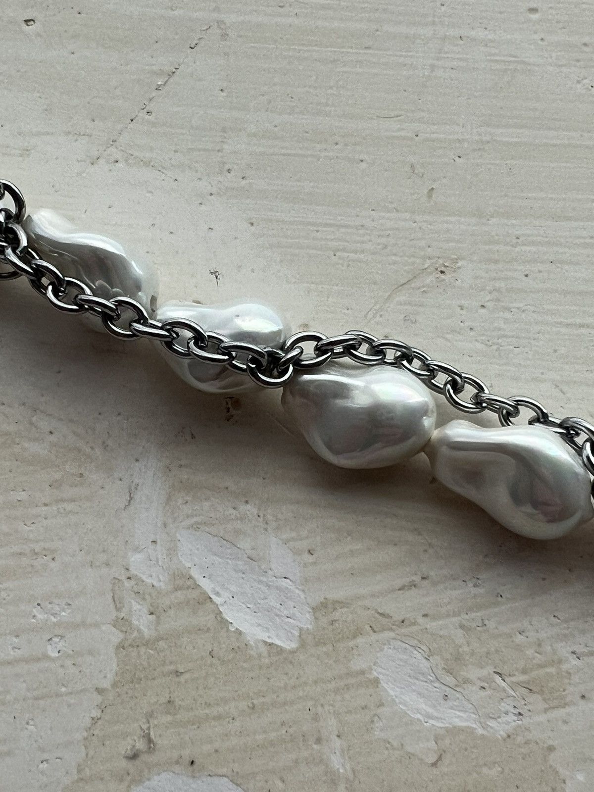 Vintage Punk Baroque Pearl Bracelet Size ONE SIZE - 2 Thumbnail