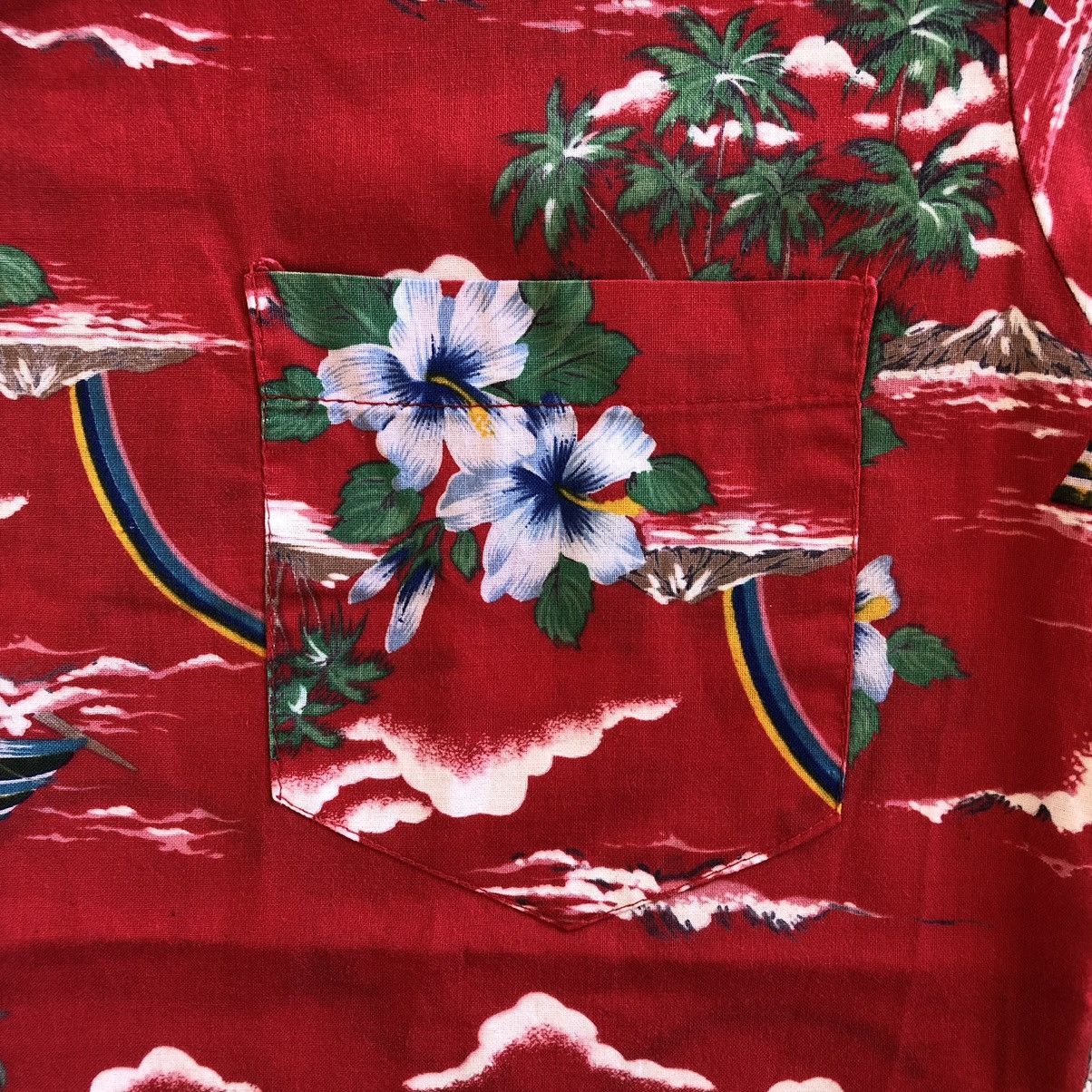 Batik Bay Vintage 80's Hawaiian Shirt Floral Motif Size US XS / EU 42 / 0 - 8 Thumbnail