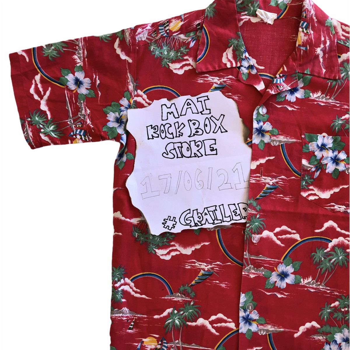 Batik Bay Vintage 80's Hawaiian Shirt Floral Motif Size US XS / EU 42 / 0 - 3 Thumbnail