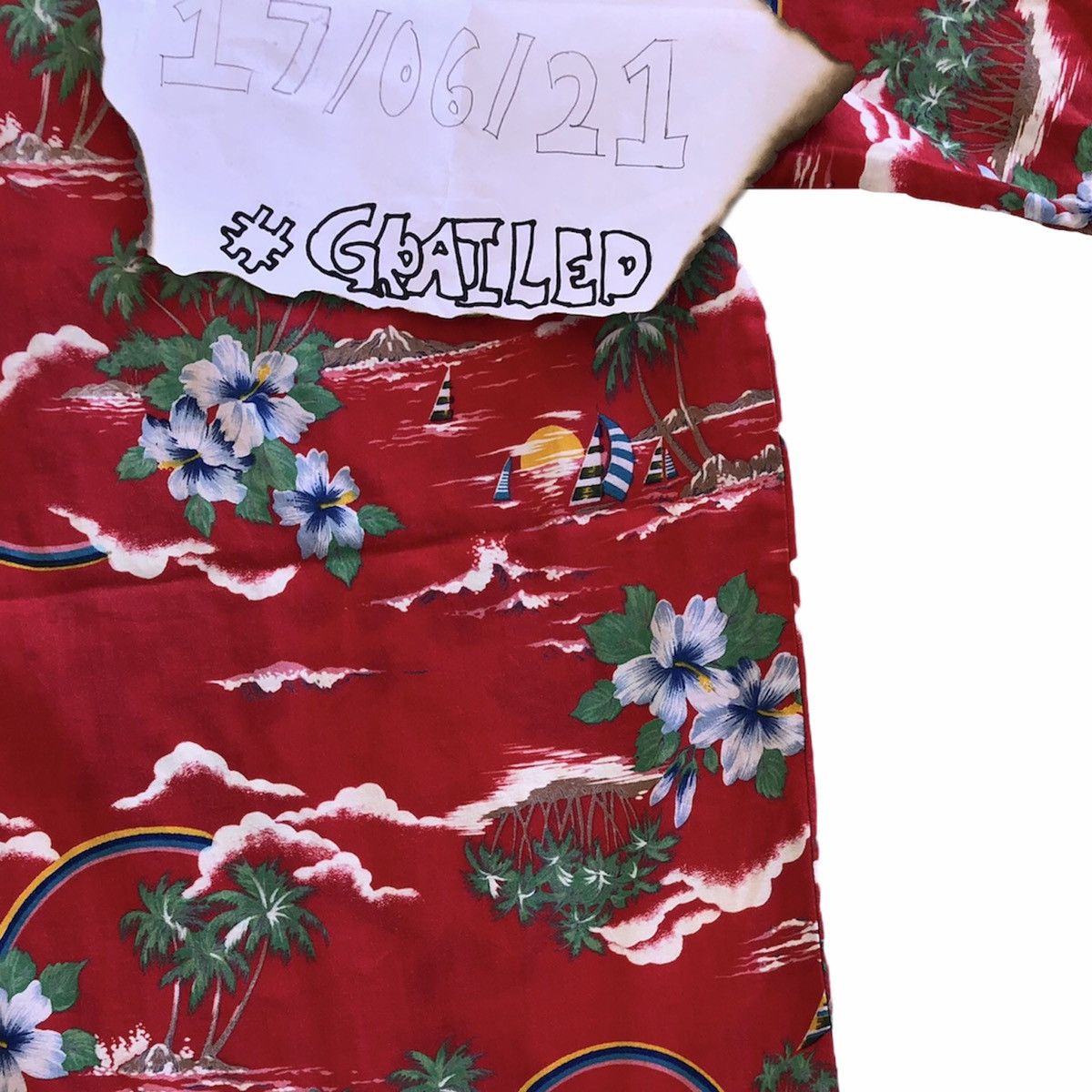 Batik Bay Vintage 80's Hawaiian Shirt Floral Motif Size US XS / EU 42 / 0 - 6 Thumbnail