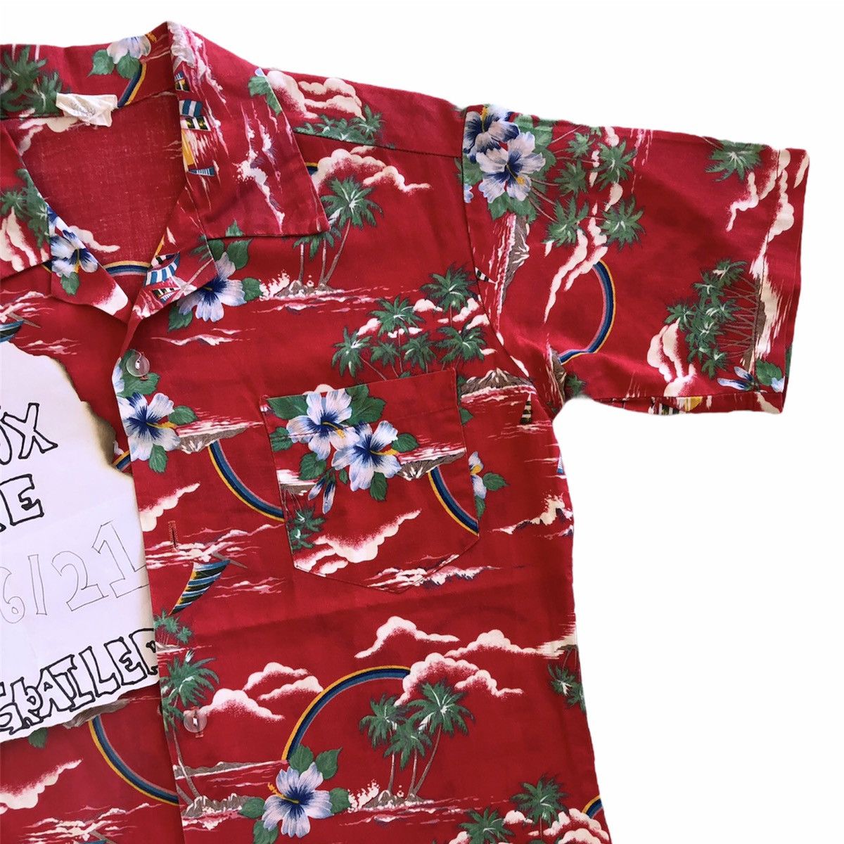 Batik Bay Vintage 80's Hawaiian Shirt Floral Motif Size US XS / EU 42 / 0 - 2 Thumbnail