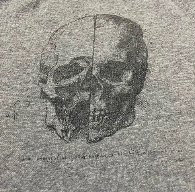 Vintage Vintage 90s skull sweatshirt pullover Size US M / EU 48-50 / 2 - 2 Thumbnail