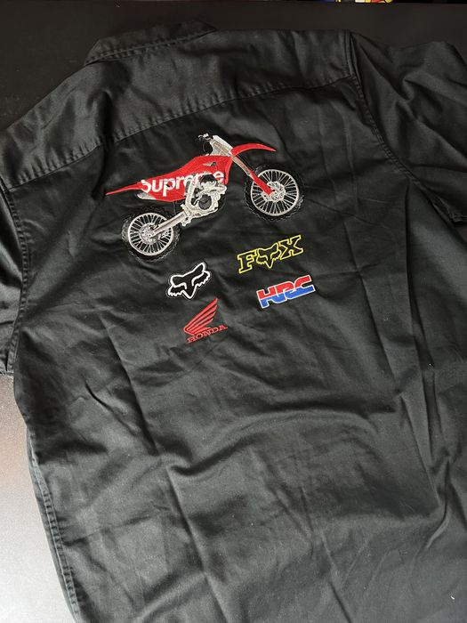 Supreme Supreme Honda Fox Racing Work Shirt FW19 | Grailed