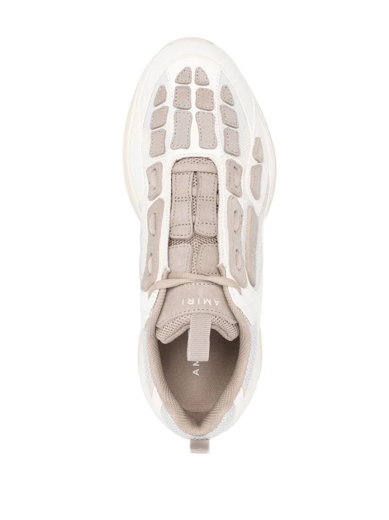 White Bone Runner Leather Sneakers