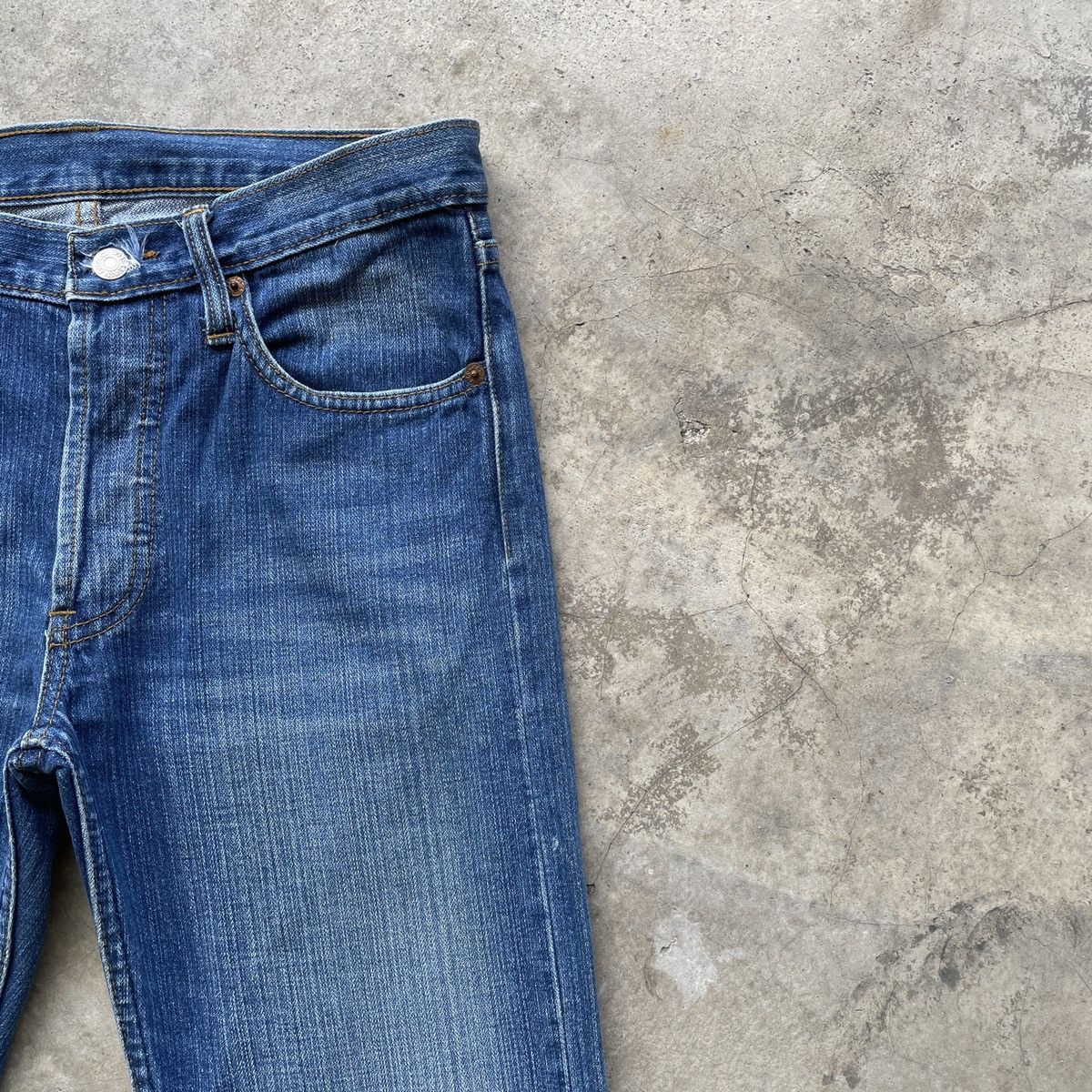 Levi's Vintage Levi’s 501 Big E Faded Denim Jeans Pants W31x33.5 Size US 31 - 4 Thumbnail