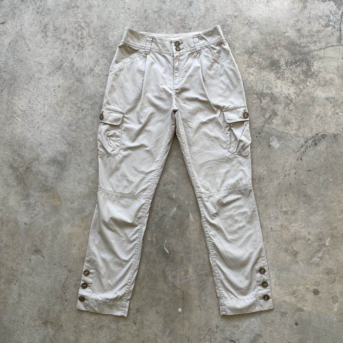image of Vintage Japanese Whites Multipocket Tactical Cargo Pants, Men's (Size 26)