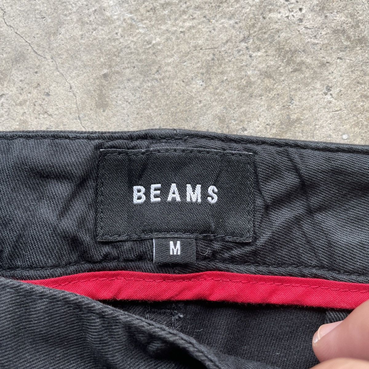 Beams Plus W31🔥 Vintage Beams Japan Skinny Black Trousers Casual Pants Size US 31 - 7 Thumbnail