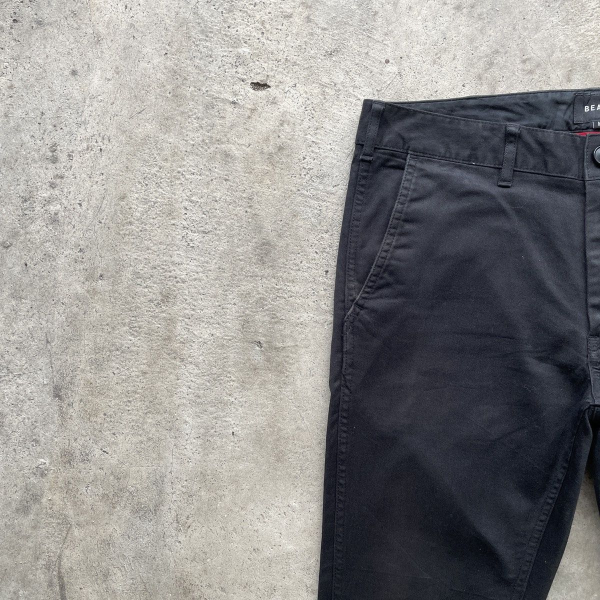 Beams Plus W31🔥 Vintage Beams Japan Skinny Black Trousers Casual Pants Size US 31 - 5 Thumbnail