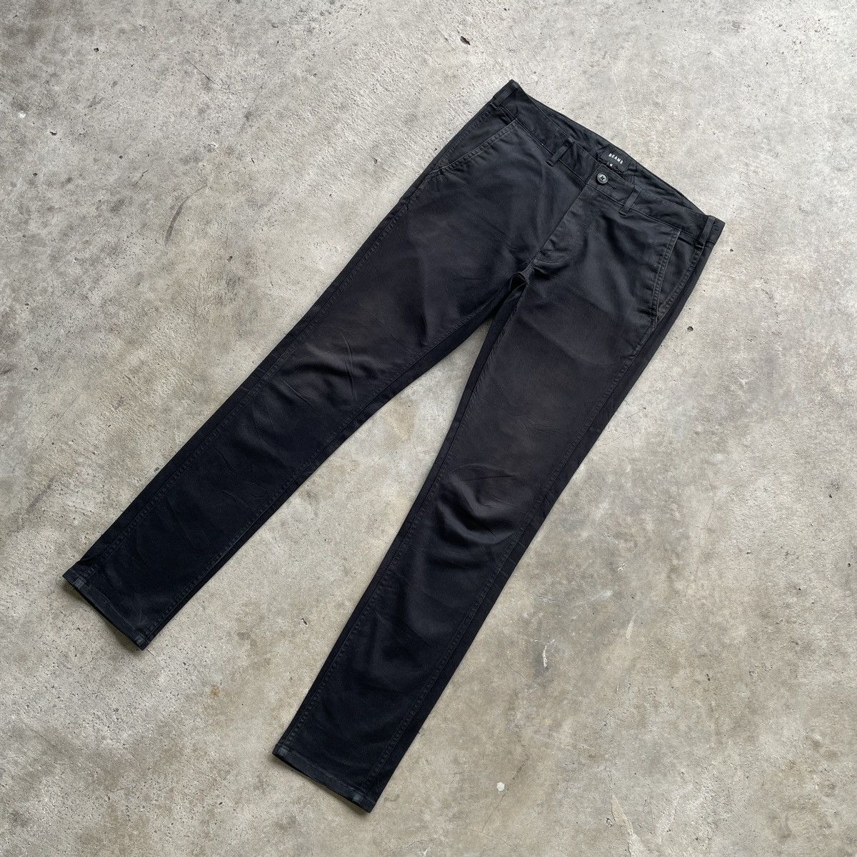 Beams Plus W31🔥 Vintage Beams Japan Skinny Black Trousers Casual Pants Size US 31 - 2 Thumbnail