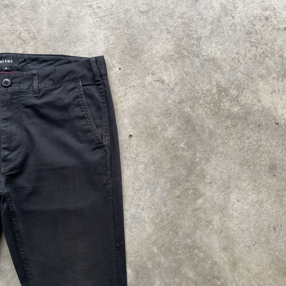 Beams Plus W31🔥 Vintage Beams Japan Skinny Black Trousers Casual Pants Size US 31 - 6 Thumbnail