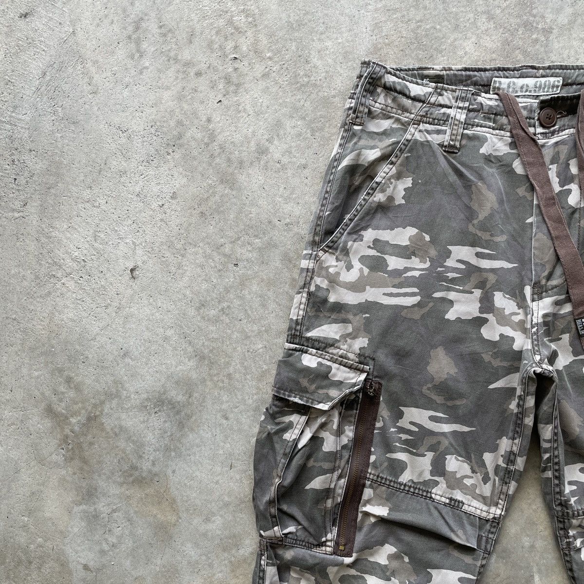 Japanese Brand 8 Pocket Vintage R.C.C 986 Faded Flare Military Cargo Pants Size US 32 / EU 48 - 5 Thumbnail