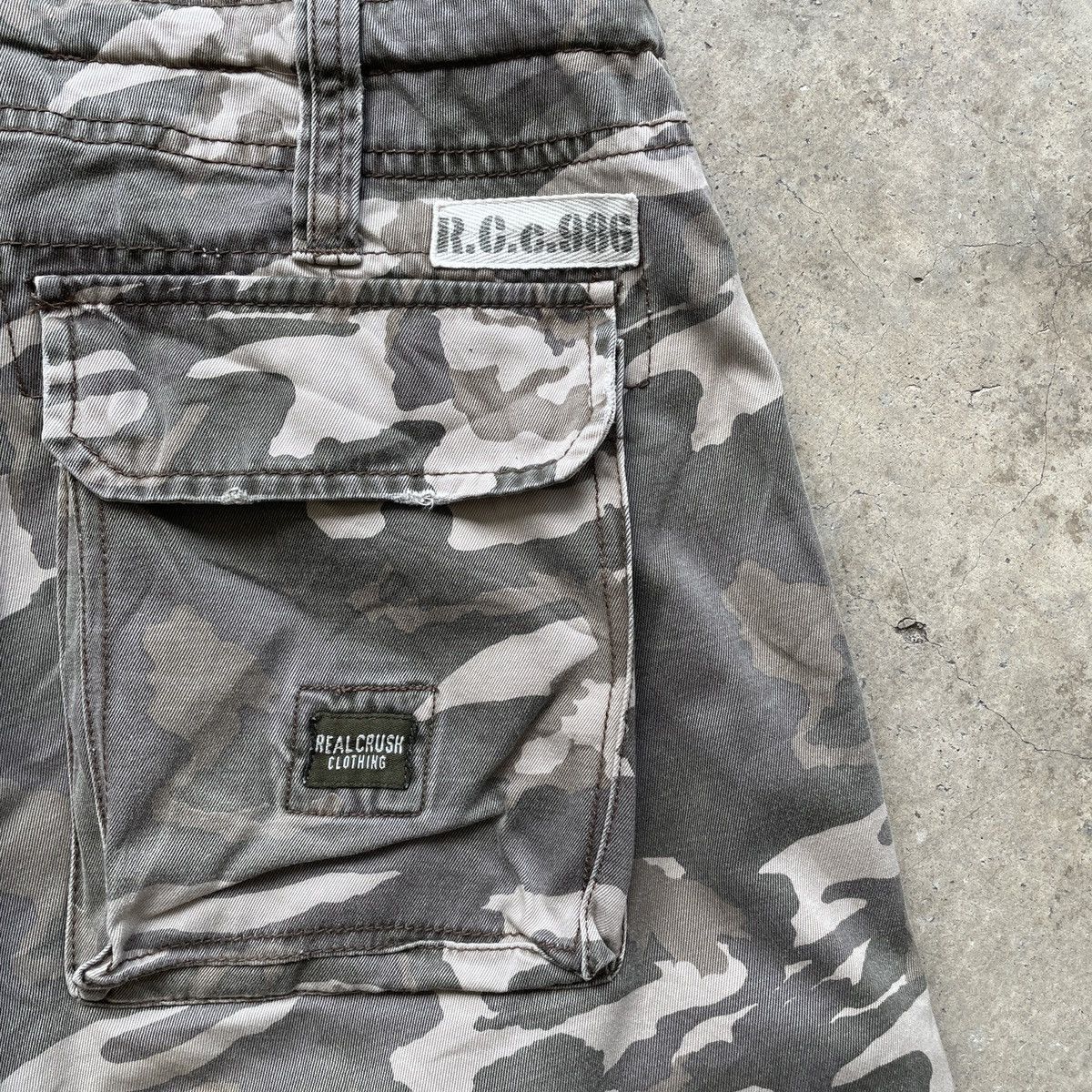 Japanese Brand 8 Pocket Vintage R.C.C 986 Faded Flare Military Cargo Pants Size US 32 / EU 48 - 12 Thumbnail