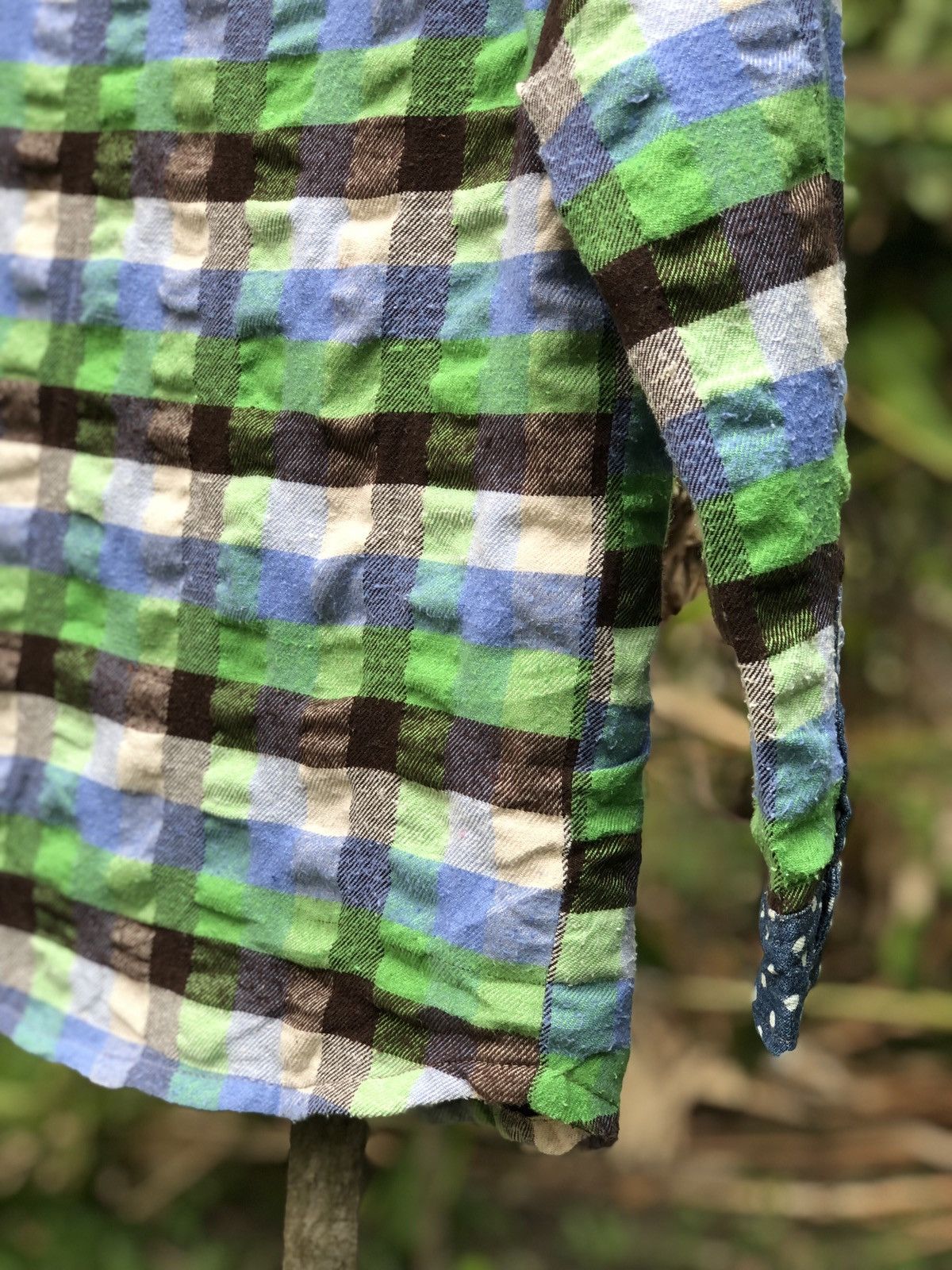 Flannel Vintage 90's Checkered Shirts Snap Button Up Size XS / US 0-2 / IT 36-38 - 6 Thumbnail