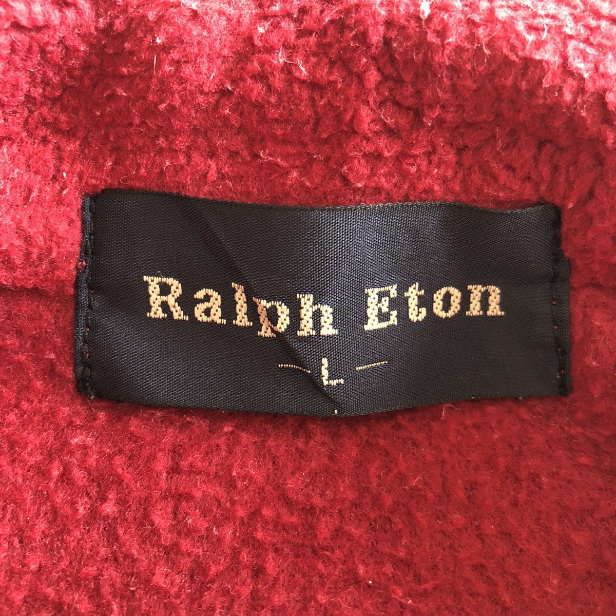 Ralph Lauren Vintage 90's Fleece Sweater Pullover by Ralph Eton Size US L / EU 52-54 / 3 - 9 Thumbnail