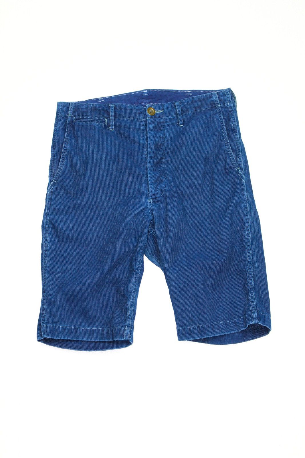 image of Visvim Cord Shorts in Blue, Men's (Size 30)