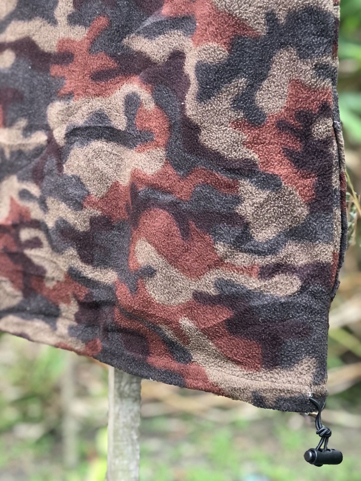 Japanese Brand Vintage 80's Fleece Camo Vest Outdoor Style Size US L / EU 52-54 / 3 - 6 Thumbnail