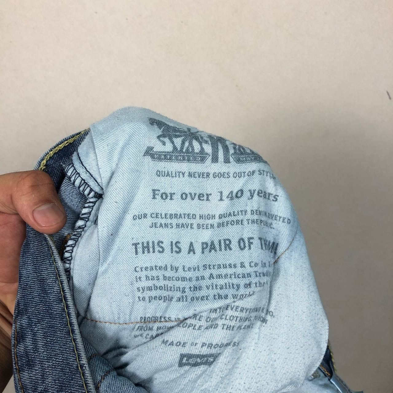 Levi's × Levi's Made & Crafted × Levi's Vintage Clothing Vintage Levi’s Distressed Jeans Size 32" / US 10 / IT 46 - 10 Thumbnail