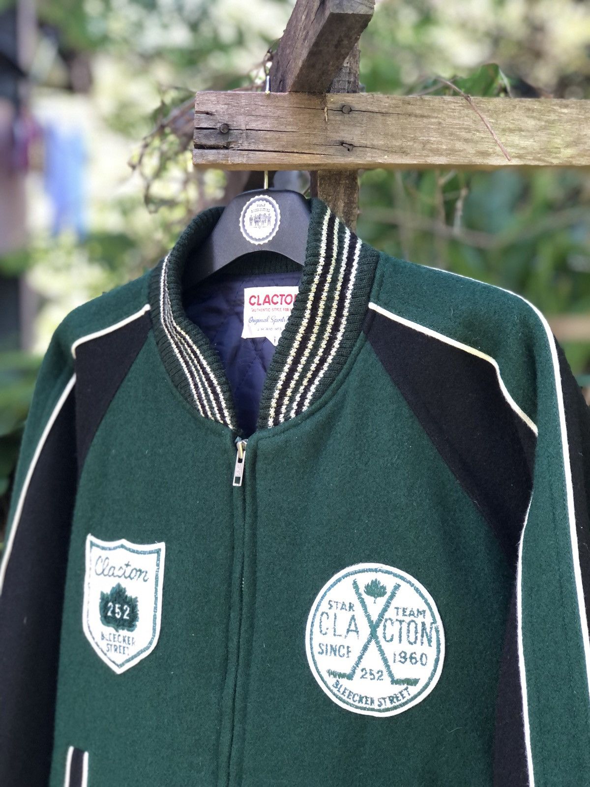 Japanese Brand × Vintage Vintage 80's Varsity Jacket Star Team 252 Bleecker Street Size US XL / EU 56 / 4 - 2 Thumbnail