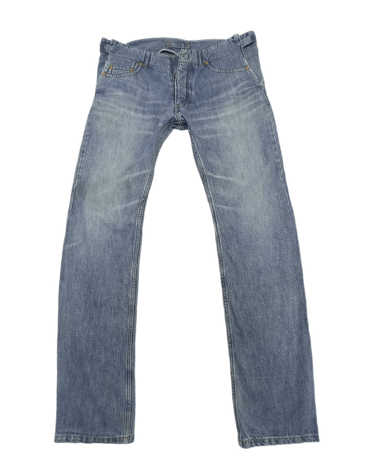 Sugar Cane Miharayasuhiro lace up denimMaison MIHARA YASUHIRO