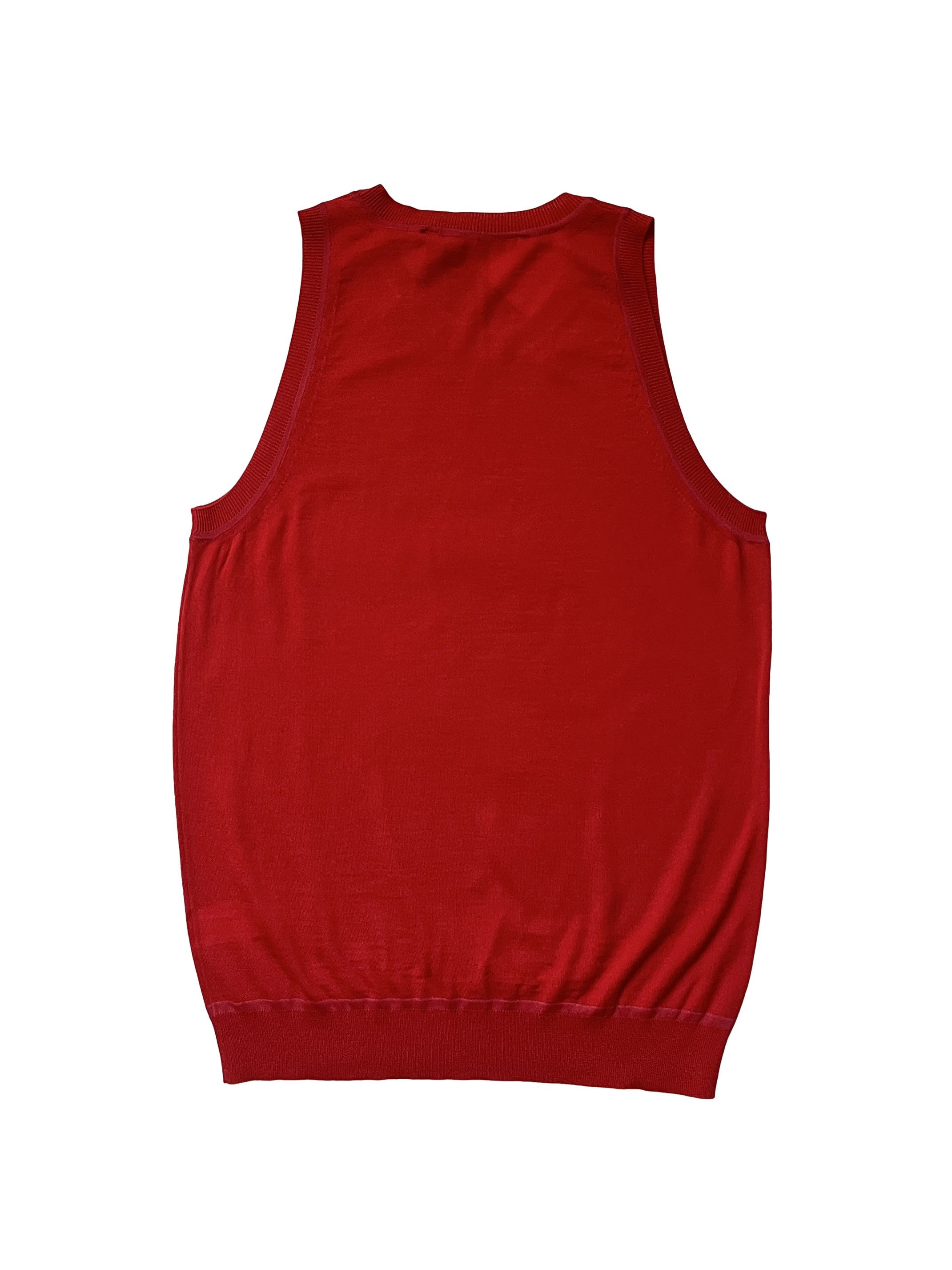 Kiko Kostadinov ⚡️QUICK SALE⚡️Kiko Kostadinov Mackintosh Red Knit Tank Size US M / EU 48-50 / 2 - 2 Thumbnail