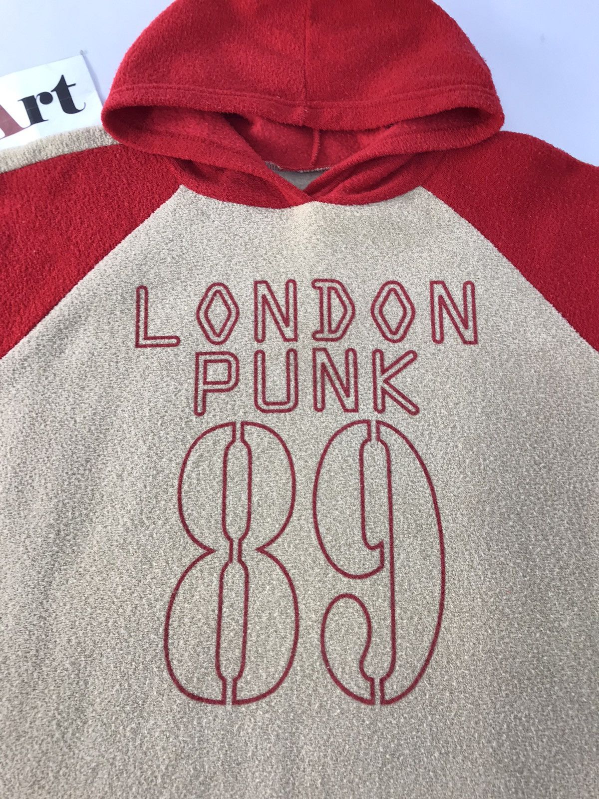 Japanese Brand Vintage Sweatshirt Hoodie Big Logo London Punk 89 Size US L / EU 52-54 / 3 - 4 Thumbnail