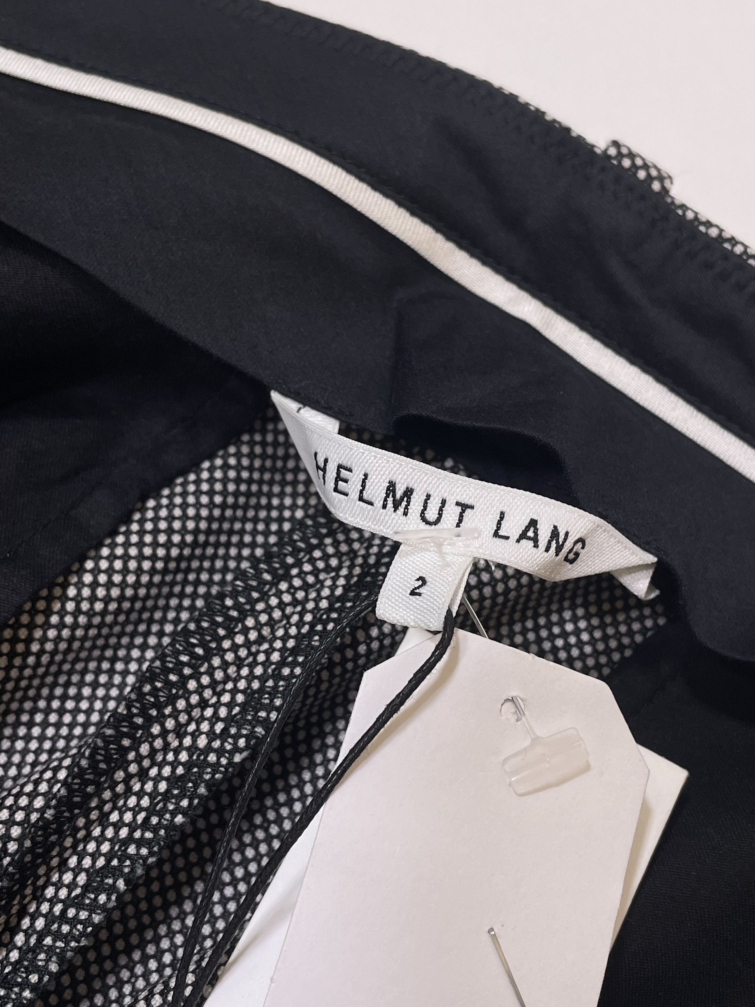 Helmut Lang ⚡️QUICK SALE⚡️Helmut Lang Black White Pattern Trousers Size 26" / US 2 / IT 38 - 3 Thumbnail