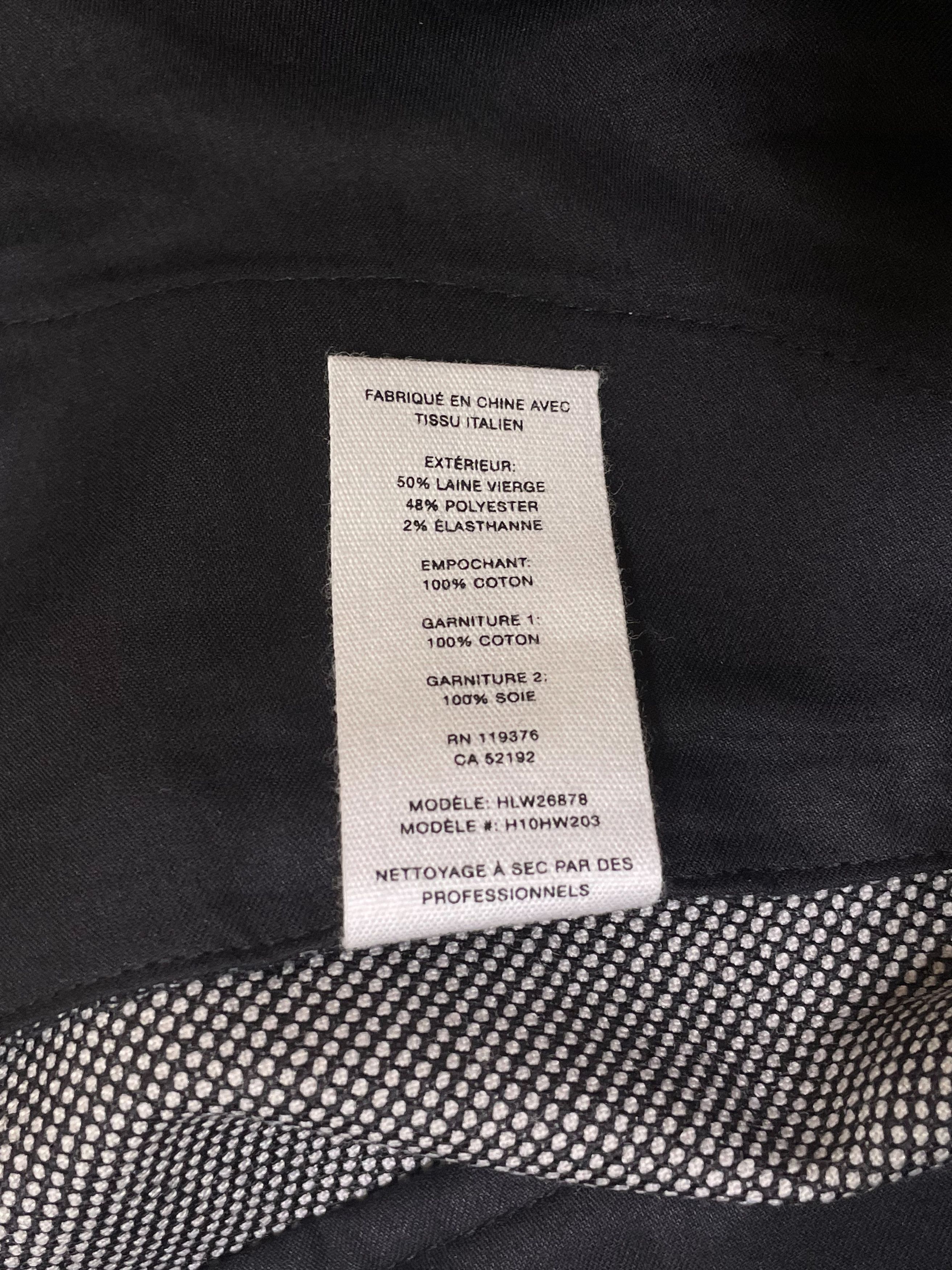 Helmut Lang ⚡️QUICK SALE⚡️Helmut Lang Black White Pattern Trousers Size 26" / US 2 / IT 38 - 4 Thumbnail