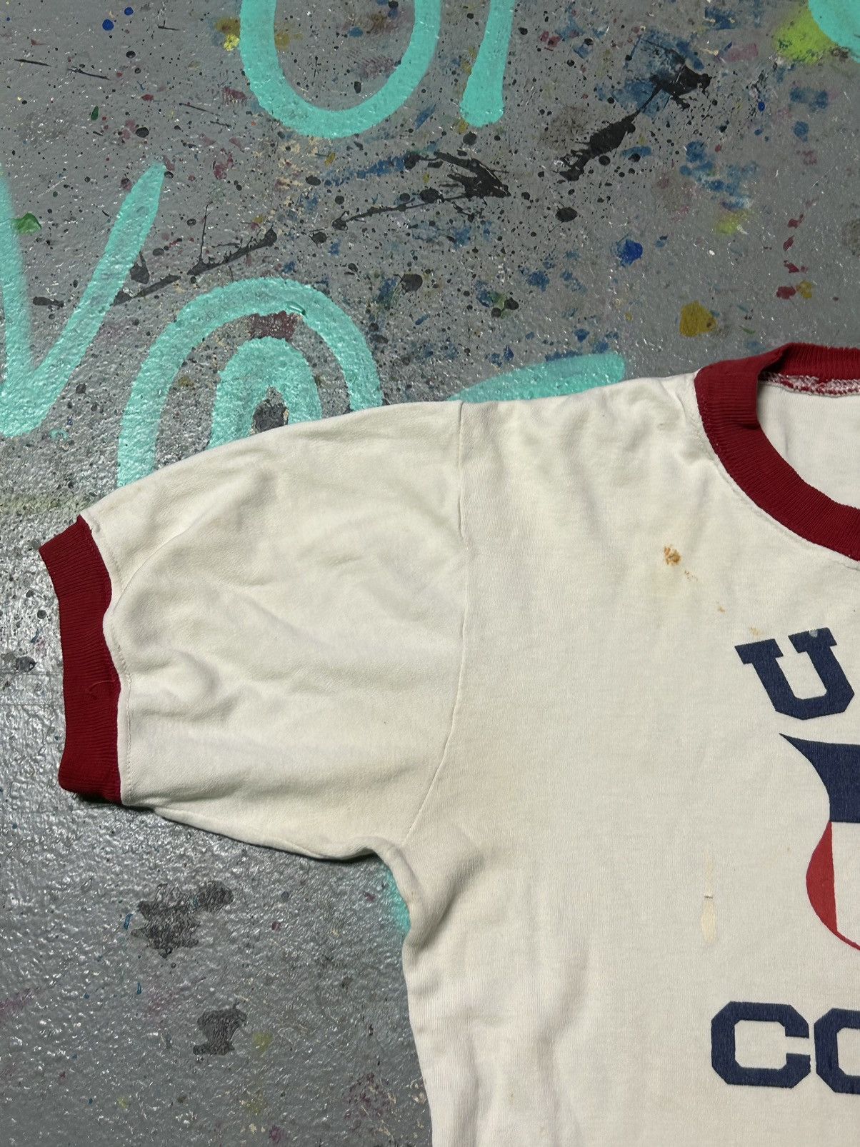 USA Olympics × Vintage 70s USA Olympic coach T-shirt 1970s Size US S / EU 44-46 / 1 - 3 Thumbnail