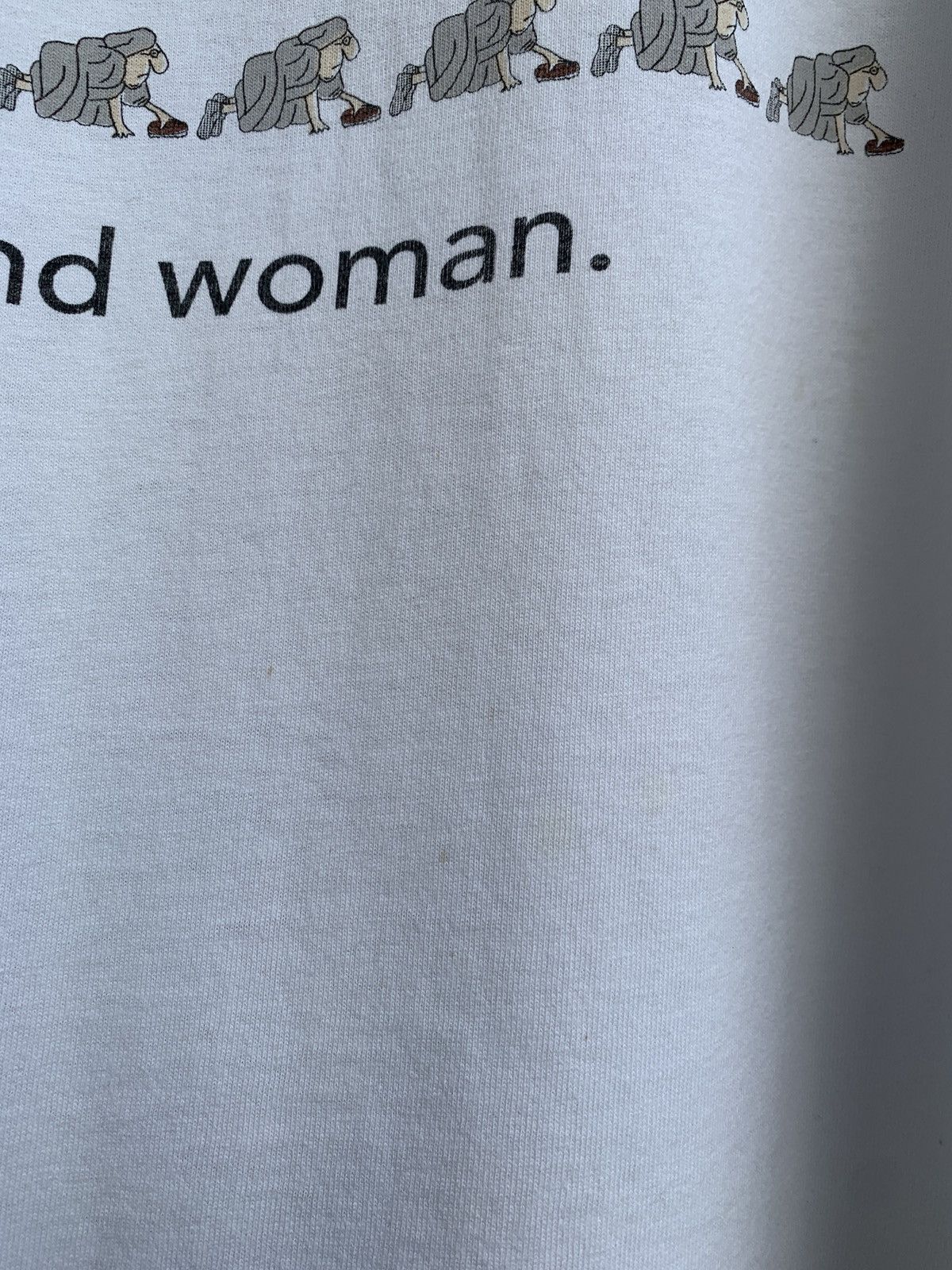 Vintage 90s Vintage Evolution Of Man And Woman Single Stitch T-Shirt Size US XL / EU 56 / 4 - 16 Thumbnail