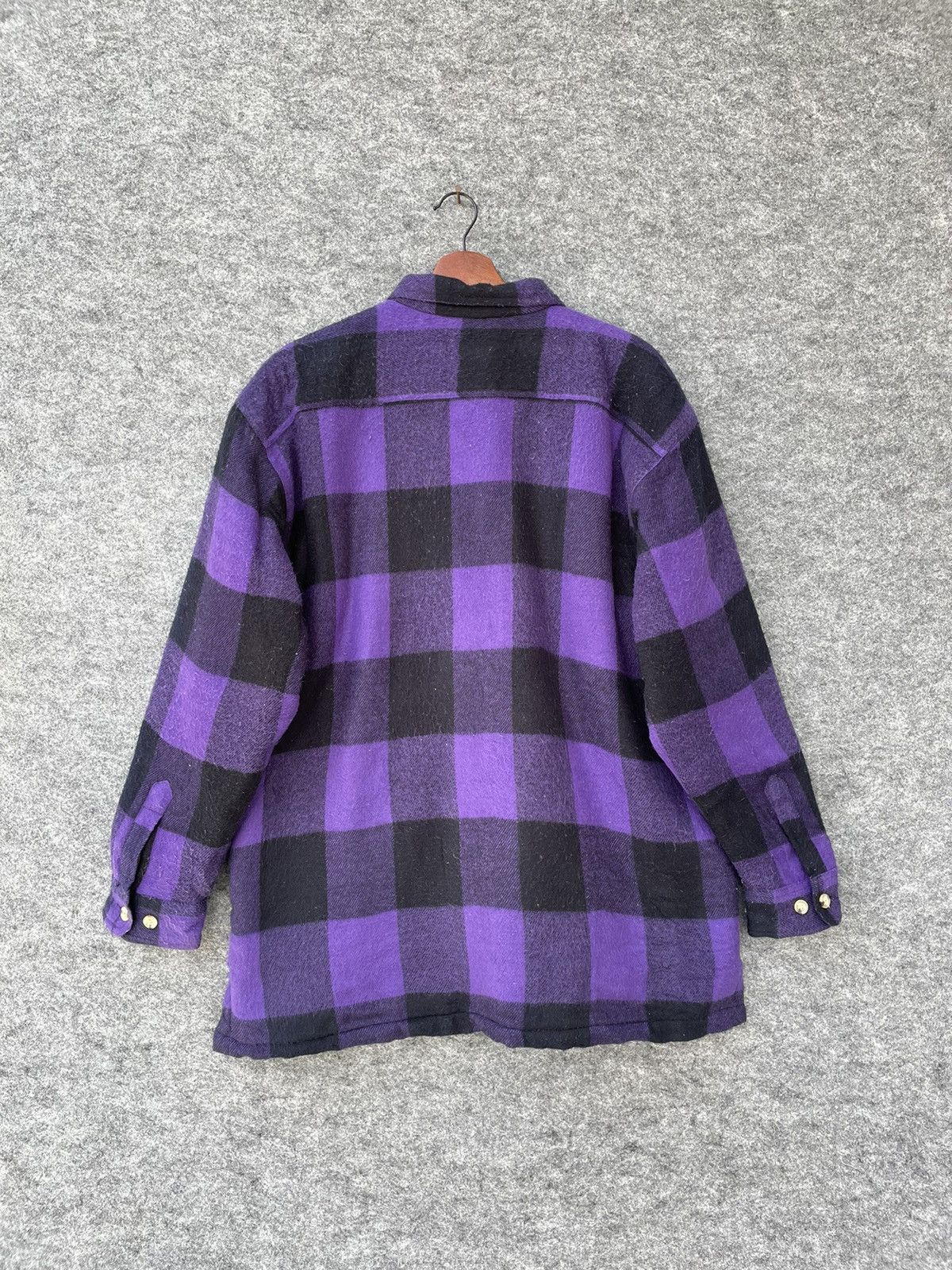 Japanese Brand × Vintage VINTAGE VOIX D HOMME TARTAN SHEARLING JACKET Size US L / EU 52-54 / 3 - 3 Thumbnail