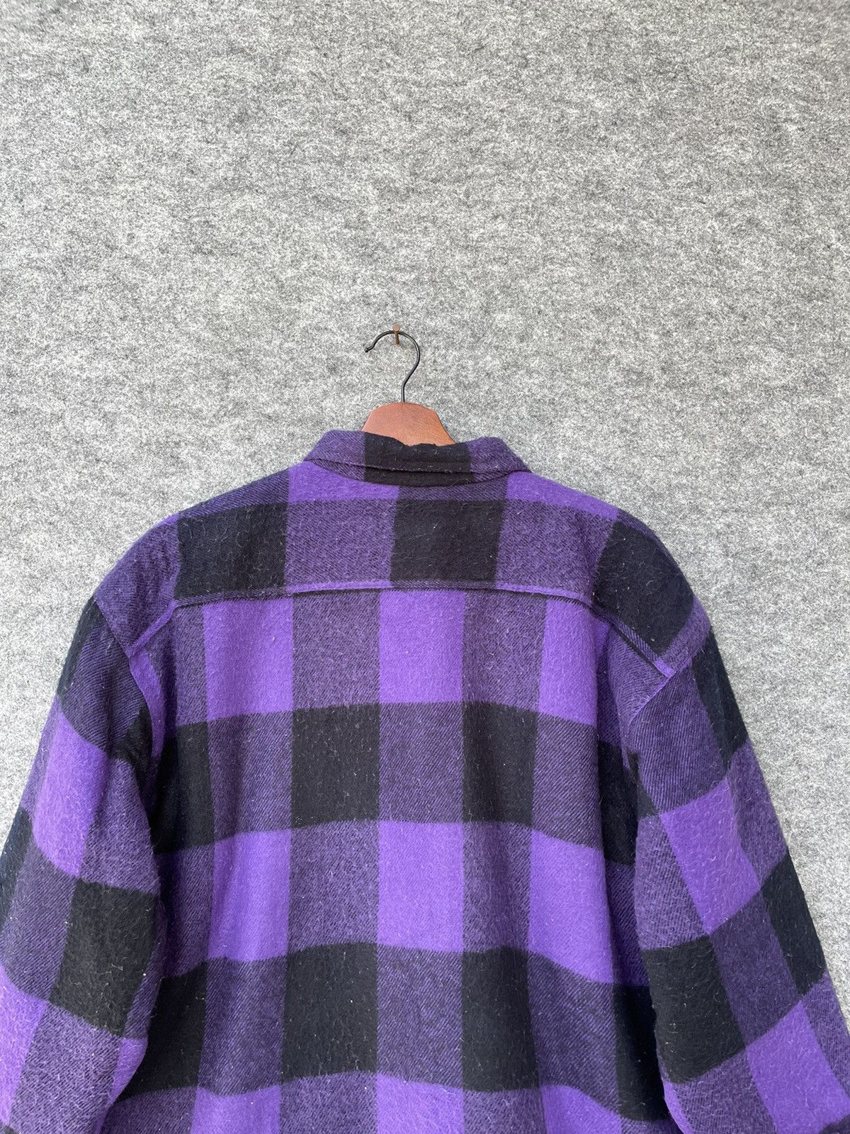 Japanese Brand × Vintage VINTAGE VOIX D HOMME TARTAN SHEARLING JACKET Size US L / EU 52-54 / 3 - 4 Thumbnail