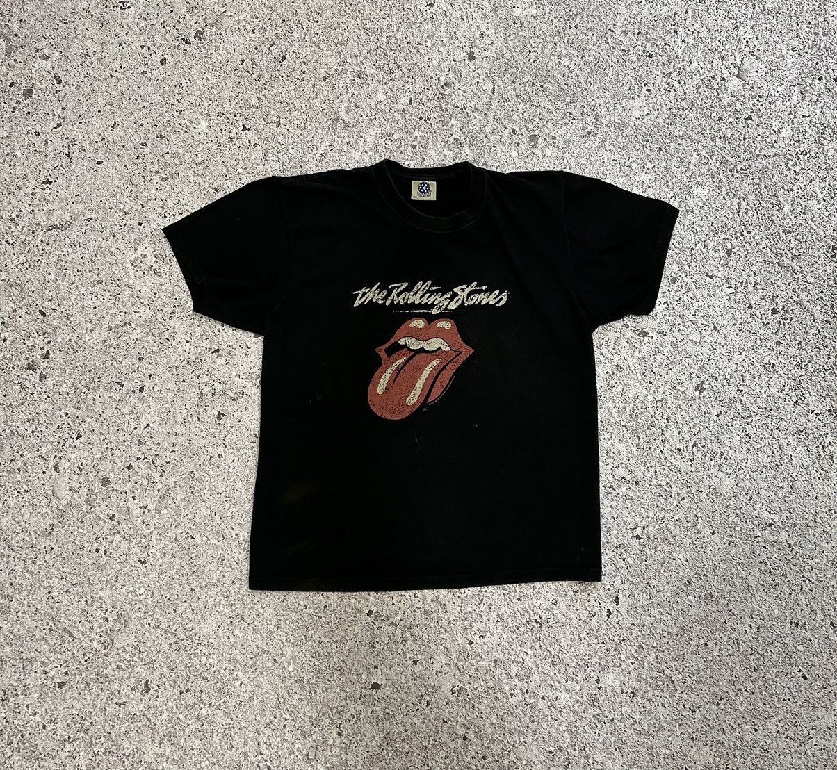 Band Tees × The Rolling Stones × Vintage 00s Vintage 2004 The Rolling Stones Bog Logo T-Shirt Y2K Size US L / EU 52-54 / 3 - 1 Thumbnail