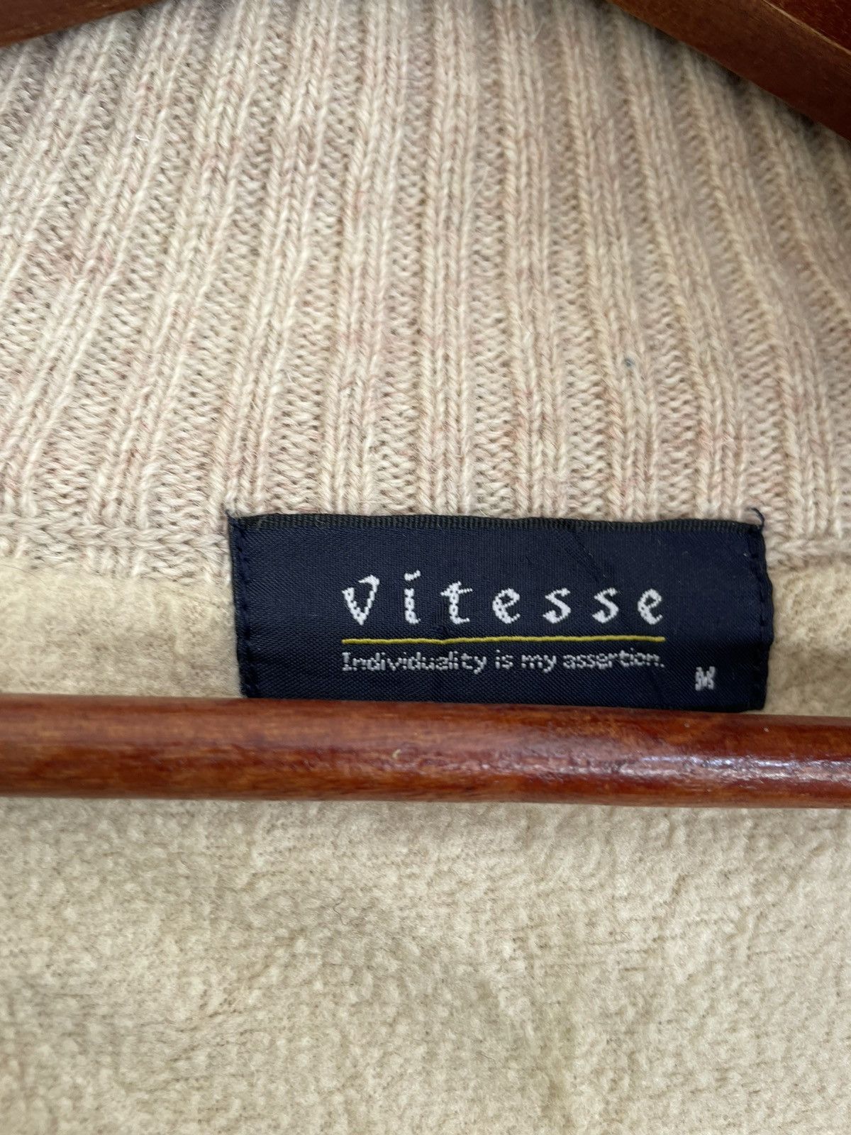 Japanese Brand × Vintage VINTAGE VITESSE KNIT JACKET Size US M / EU 48-50 / 2 - 6 Thumbnail