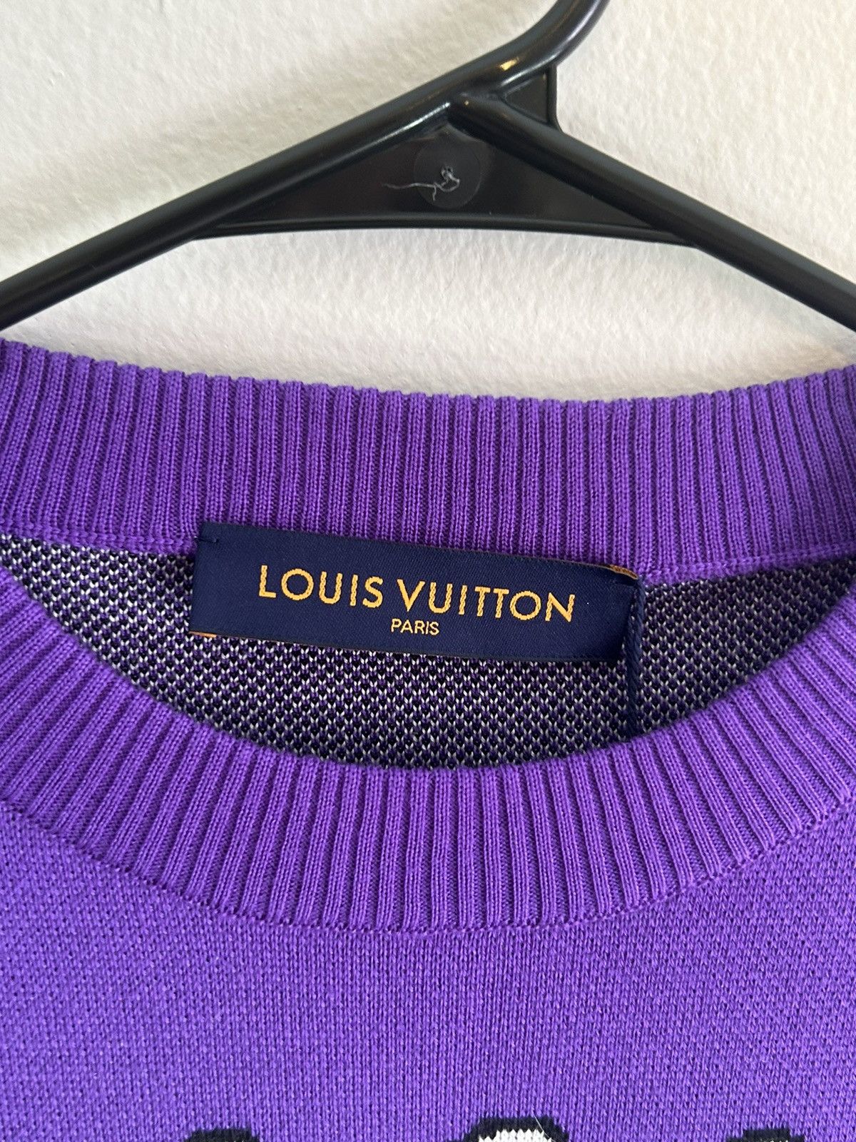 Louis Vuitton × Virgil Abloh GRAIL RARE studio jacquard crewneck LV VIRGIL Size US L / EU 52-54 / 3 - 3 Thumbnail