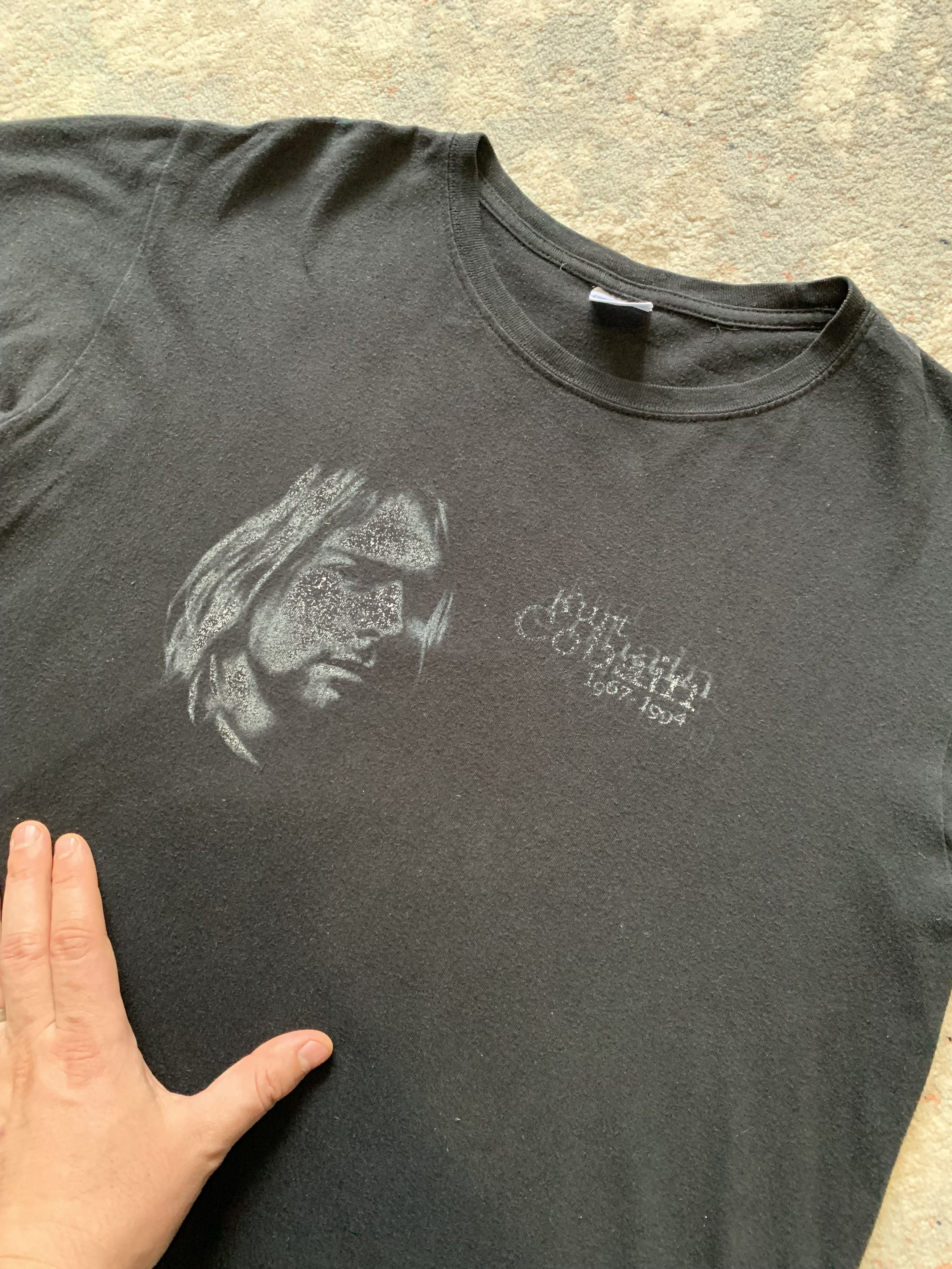 Nirvana × Vintage Kurt Cobain 1967-1994 Size US S / EU 44-46 / 1 - 1 Thumbnail
